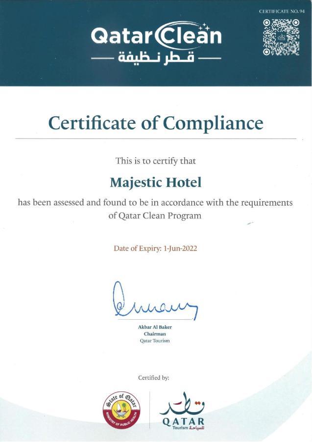 Majestic Hotel Doha Bagian luar foto